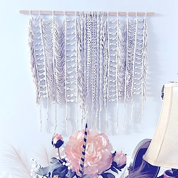 Soul Embellishments Bohemian Style HomeDecor Handwoven Macramé Tapestry Wall Art - Picture 6 of 16